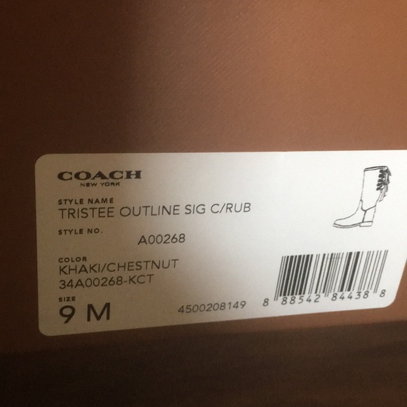 Coach rain boots - Picture 7 of 7